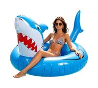 Shark Pool Floats Adults Inflatable Swim Tube Ring Toy
