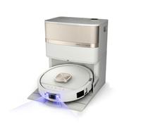 Shark PowerDetect Luxe UV Reveal - Robot de aspiración y Limpieza, estación de Carga autodrenante, Filtro HEPA, Almohadilla de Limpieza y Secado automático, StainDetect, DirtDetect, Dove RV3023XEEUIV