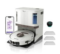 Shark PowerDetect, Robot Aspirador y Mopa 2 en 1, Blanco RV2800ZEEUWH