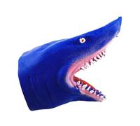 Shark Puppet - Realistic Interactive Role Play Toy | Shark Hand Puppet For Kids | Soft Rubber Sharks Glove For Bath Pool Home Party School Classroom Playroom Boys Girls, Role-Playing Prop