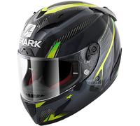 Shark Race-R Carbon Pro Aspy Casco, carbono/amarillo, Talla XS (53/54)