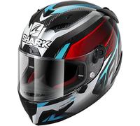 Shark Race-R Carbon Pro Aspy Casco, Carbono/Azul, Talla S (55/56)
