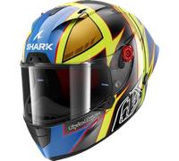 SHARK Cascos Race-R PRO GP 06 TLD Cam Petersen Anthracite / Yellow / Blue M