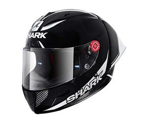SHARK Race-R Pro GP Blanco 30TH Anniversary Black Carbon Pearl KDP Talla XS