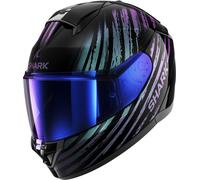 Shark Ridill 2 Assya Casco, negro-azul-lila, tamaño L para Hombres