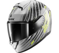 Shark Ridill 2 Assya Casco, negro-gris-amarillo, tamaño M para Hombres