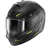 Shark Ridill 2 Mekarium, casco integral XL female Mate Gris Oscuro/Negro/Amarillo