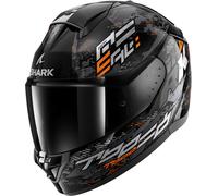 Shark Ridill 2 Molokai, casco integral S male Negro/Plata/Naranja
