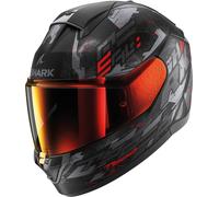Shark Ridill 2 Molokai, casco integral XL male Mate Negro/Gris/Rojo