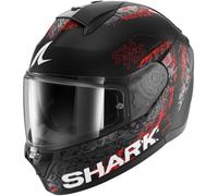 Shark Ridill 2 Speed-Vib, casco integral XL female Mate Negro/Gris/Rojo
