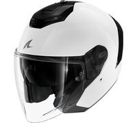 Shark RS Jet Blank Casco Jet, Blanco/Negro, Talla XL (61/62)
