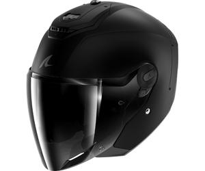 Shark RS Jet Carbon Dark Shadow, casco abierto L female Negro Mate