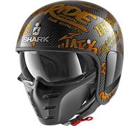 Shark-S-Drak Freestyle Cup Casco Jet, naranja, Talla XS (53/54)