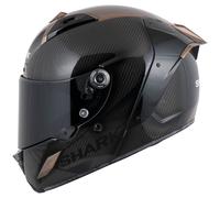 Shark Aeron Carbon Skin Casco, carbono-bronce, tamaño XL para Hombres