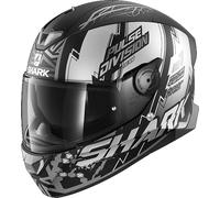 Shark Skwal 2.2 Noxxys Casco, negro mate/gris, Talla XS (53/54)