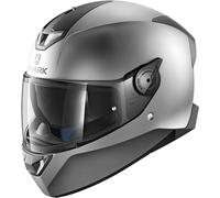 Shark Skwal 2 Blank Mat Casco LED, mate plateado, Talla S (55/56)