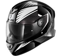 Shark Skwal 2 Hallder Casco, Negro/Blanco, Talla S (55/56)