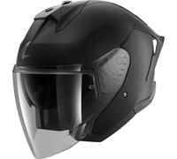 Casco Jet Shark SKWAL JET CUP BLANK Mat Black Mat