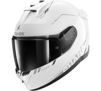 Shark Skwal i3 Blank SP Casco, blanco-plata, tamaño M para Hombres