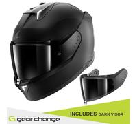 Shark Skwal i3 Casco Motocicleta Sombra Oscura Mate KMA - Incluye Oscuro