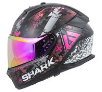 Shark Skwal i3 Hellcat Casco Integral Mate/Negro/Morado M mujeres