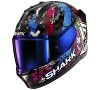 Shark Skwal i3 Hellcat, casco integral XS male Negro/Plata/Azul