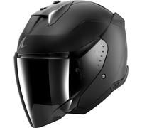 Shark Skwal i3 Jet Dark Shadow, casco abierto XXL female Negro Mate