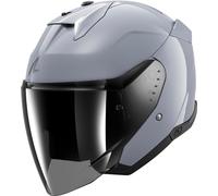 Shark Skwal i3 Jet Dark Shadow Casco Jet, gris, tamaño S para Hombres