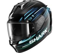SHARK Casco integral Skwal i3 Light-Blur para mujer Talla S Negro/Azul/Verde