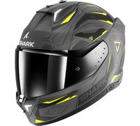 Shark Skwal i3 Linik, casco integral M male Mate Gris/Amarillo/Gris Oscuro