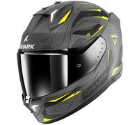 Shark Skwal i3 Linik Casco, gris-amarillo, tamaño L