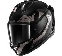 Shark Skwal i3 Rhad Casco, negro/cromo, Talla M (57/58)