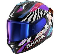 SHARK Casco integral Skwal i3 Speed Fancy Negro-Blanco-Naranja Talla L para hombres