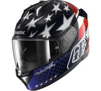 Shark Skwal i3 US Flag Casco, negro-blanco-rojo-azul, tamaño L para Hombres