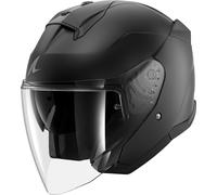 Shark Skwal Jet Blank Casco Jet, negro, tamaño 2XL para Hombres