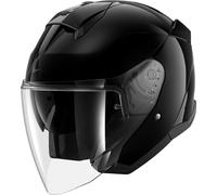 Shark Skwal Jet Blank Casco Jet, negro, tamaño S para Hombres