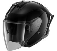 Shark Skwal Jet Cup Blank, casco abierto XS female Negro