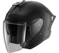 Shark Skwal Jet Cup Blank, casco abierto XXL female Negro Mate