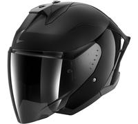Shark Skwal Jet Cup Dark Shadow, casco abierto S female Negro