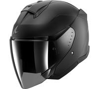 Shark Skwal Jet Dark Shadow Casco Jet, negro, tamaño XS para Hombres