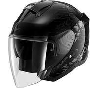 Shark Skwal Jet Reptaia, casco abierto XXL female Negro/Gris