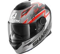 Shark Spartan Adrian Parassol Mat Casco, antracita/rojo, Talla XXL (62/63)