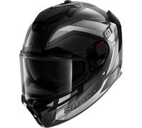 Shark Spartan GT Pro Carbon Ritmo, casco integral XS male Mate Negro/Plata