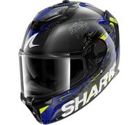 Shark Spartan GT Pro Speed-VIB Casco Integral Carbono/Azul XL unisex negro