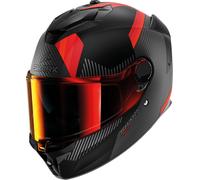 Shark Spartan GT Pro Dokhta Carbon Casco, negro mate/rojo, Talla XS (53/54)