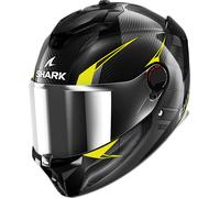 Shark Spartan GT Pro Kultram Carbon Casco, negro/amarillo, Talla XXL (63/64)
