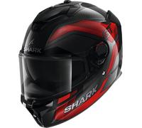 Shark Spartan GT Pro Ritmo Carbon Casco, negro/gris/rojo, Talla L (59/60)