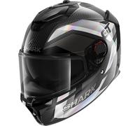 Shark Spartan GT Pro Ritmo Carbon Casco, negro-plata, tamaño XL para Hombres