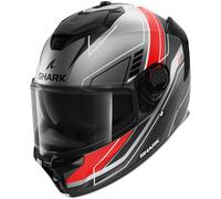 Shark Spartan GT Pro Toryan Casco, negro-gris-rojo, tamaño L