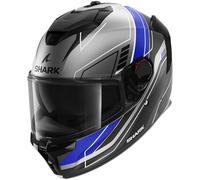 Shark Spartan GT Pro Troyan Mate Casco Mate-Negro-gris-azul XS Mate-Negro-gris-azul XS